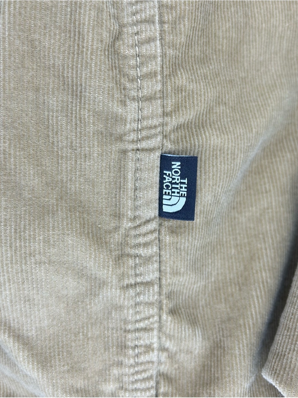 The North Face Corduroy Button-Up Shirt Jacket - Khaki - Picture 9 of 10